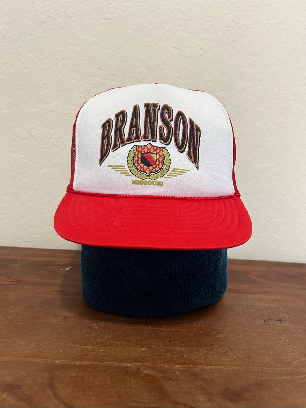 90s Branson Missouri Trucker Hat Cap Snapback Adjustable
